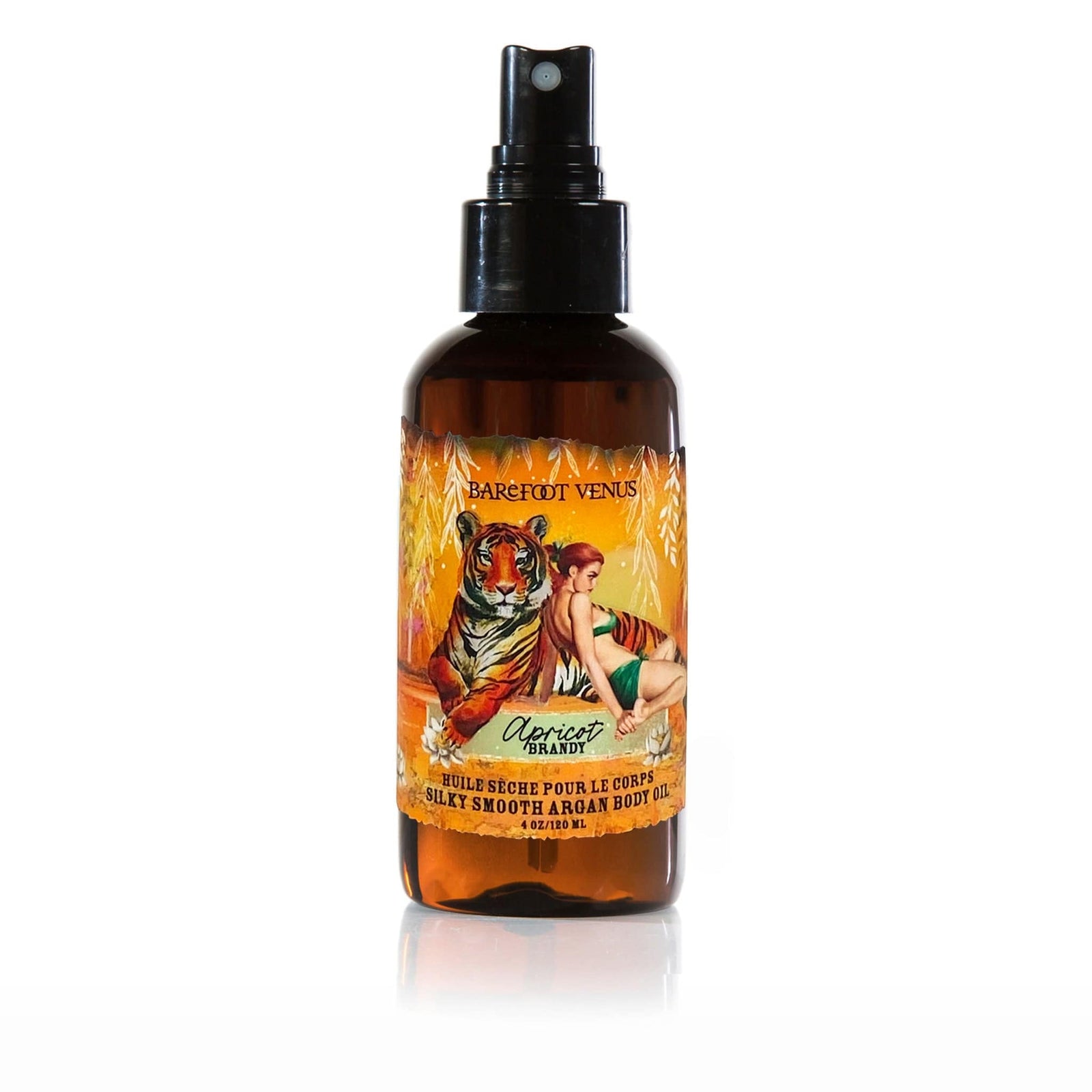 Apricot Brandy Argan Body Oil PROTECTIVE. DEWY FINISH. Barefoot Venus