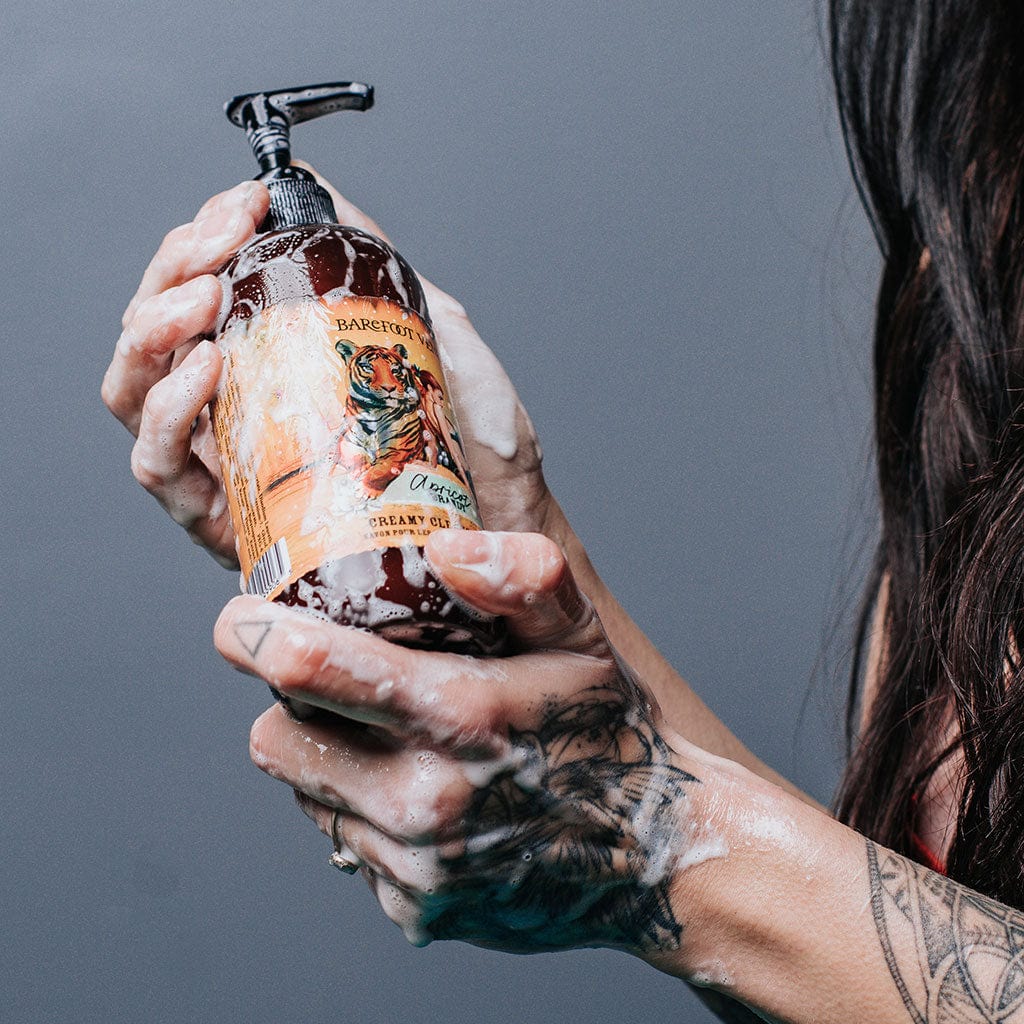 Apricot Brandy Cleansing Wash GENTLE SKIN CLEANSER. GINKO + BOTANICAL EXTRACT. Barefoot Venus