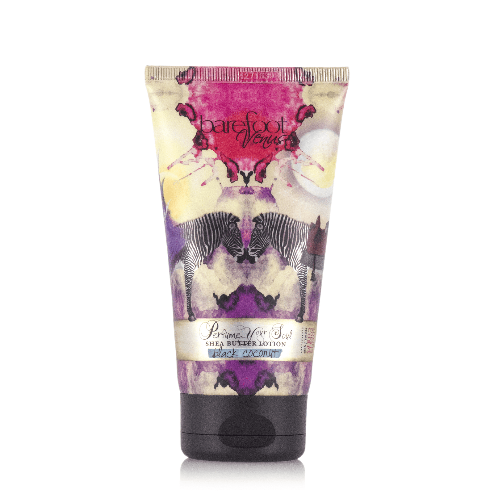 Black Coconut Lotion CLOAK SKIN IN SILKY-SMOOTHNESS. Barefoot Venus
