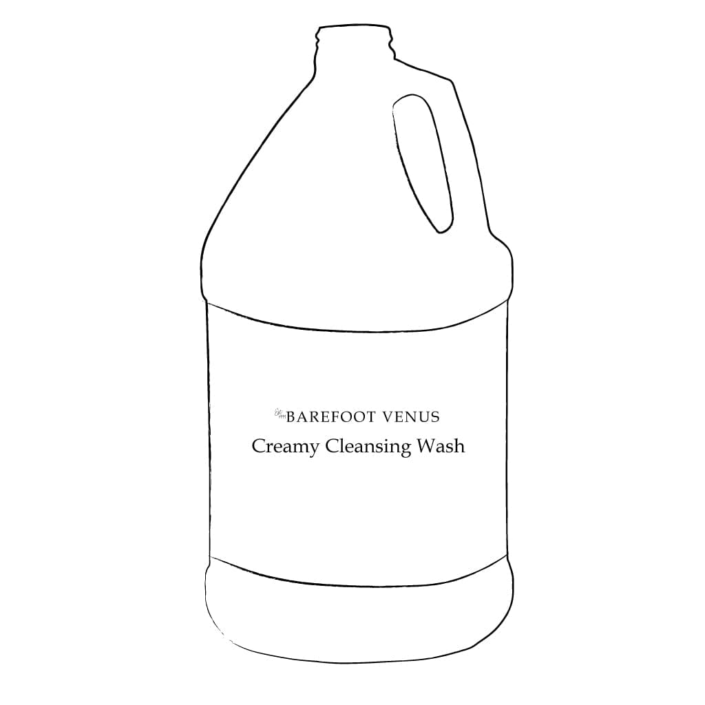 Cleansing Wash 1/2 Gallon GENTLE SKIN CLEANSER. GINKO + BOTANICAL EXTRACT.. Barefoot Venus