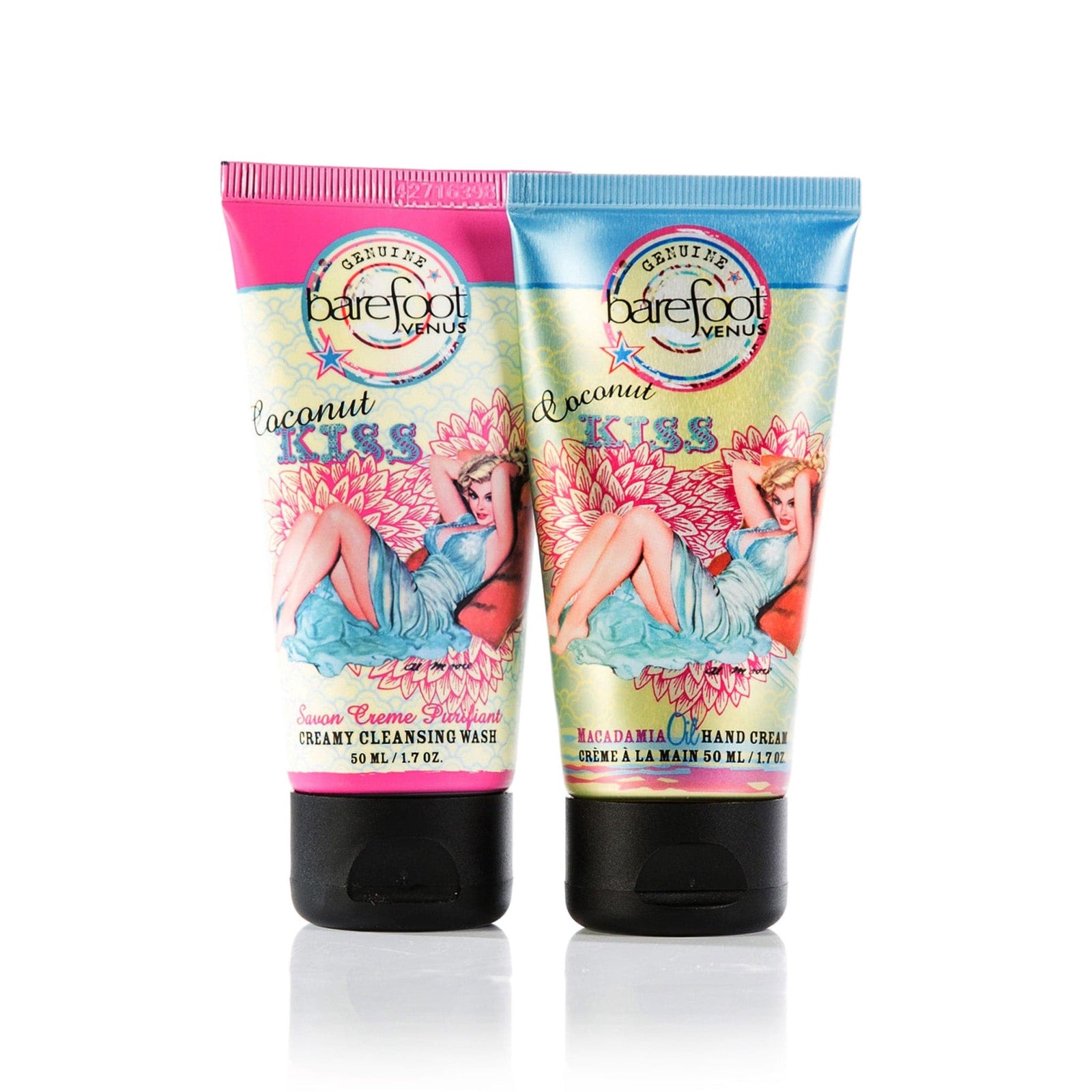Coconut Kiss Decadent Duo TRAVEL-READY MINI SIZE Barefoot Venus