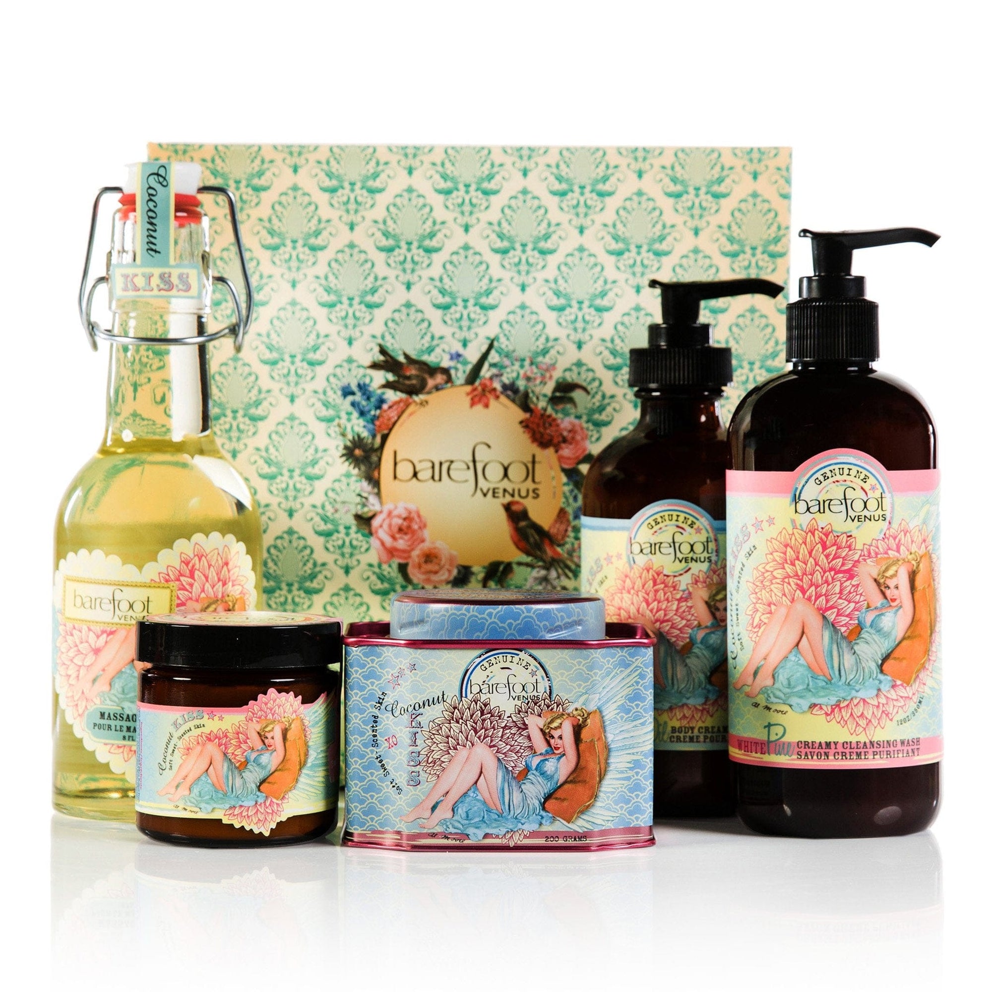 Coconut Kiss Gift Set MOST GIFTED. TROPICAL BLISS. Barefoot Venus