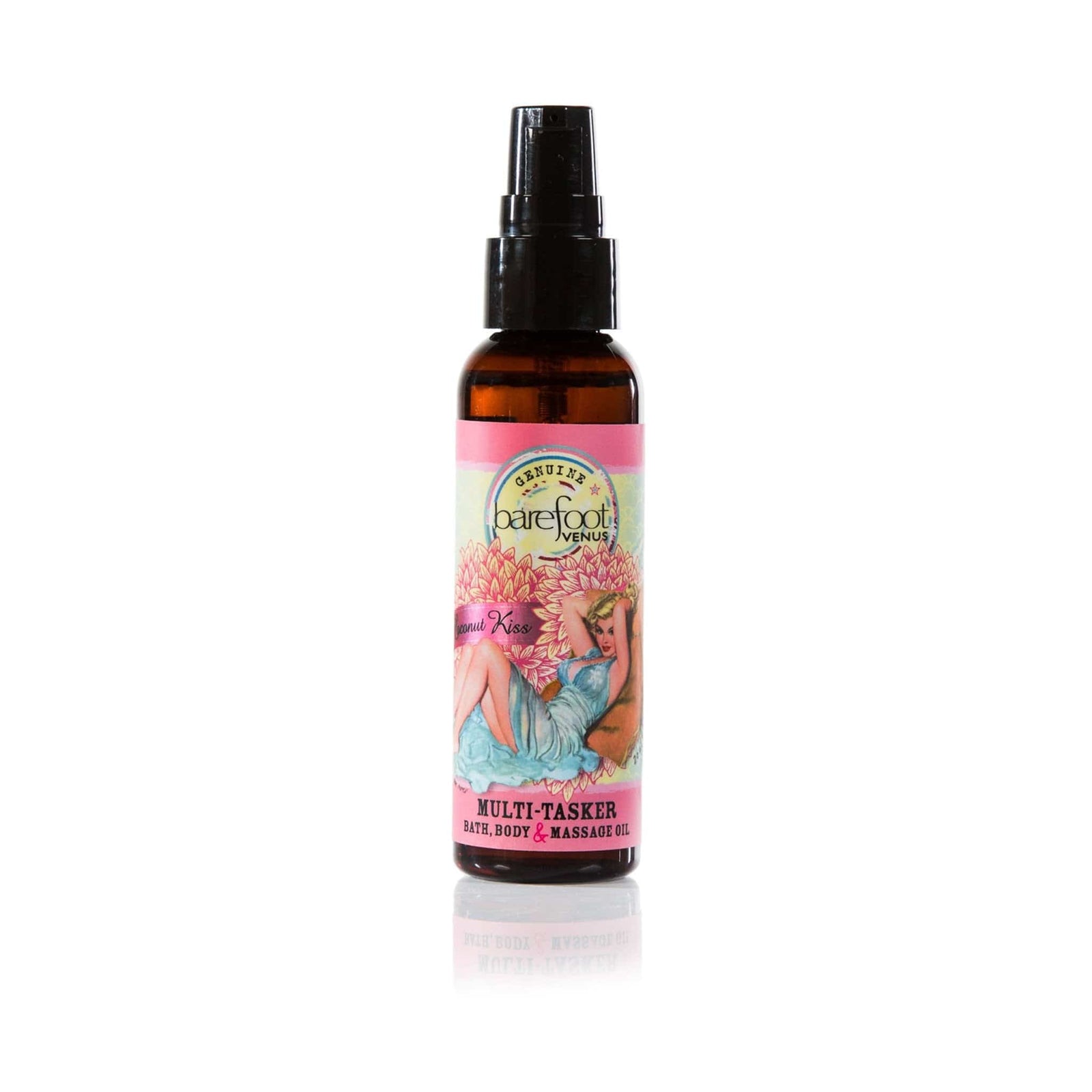 Coconut Kiss Multi-Tasker 3-IN-1 OIL MASSAGE, BATH, SKIN. SILKY-SOFTNESS. Barefoot Venus