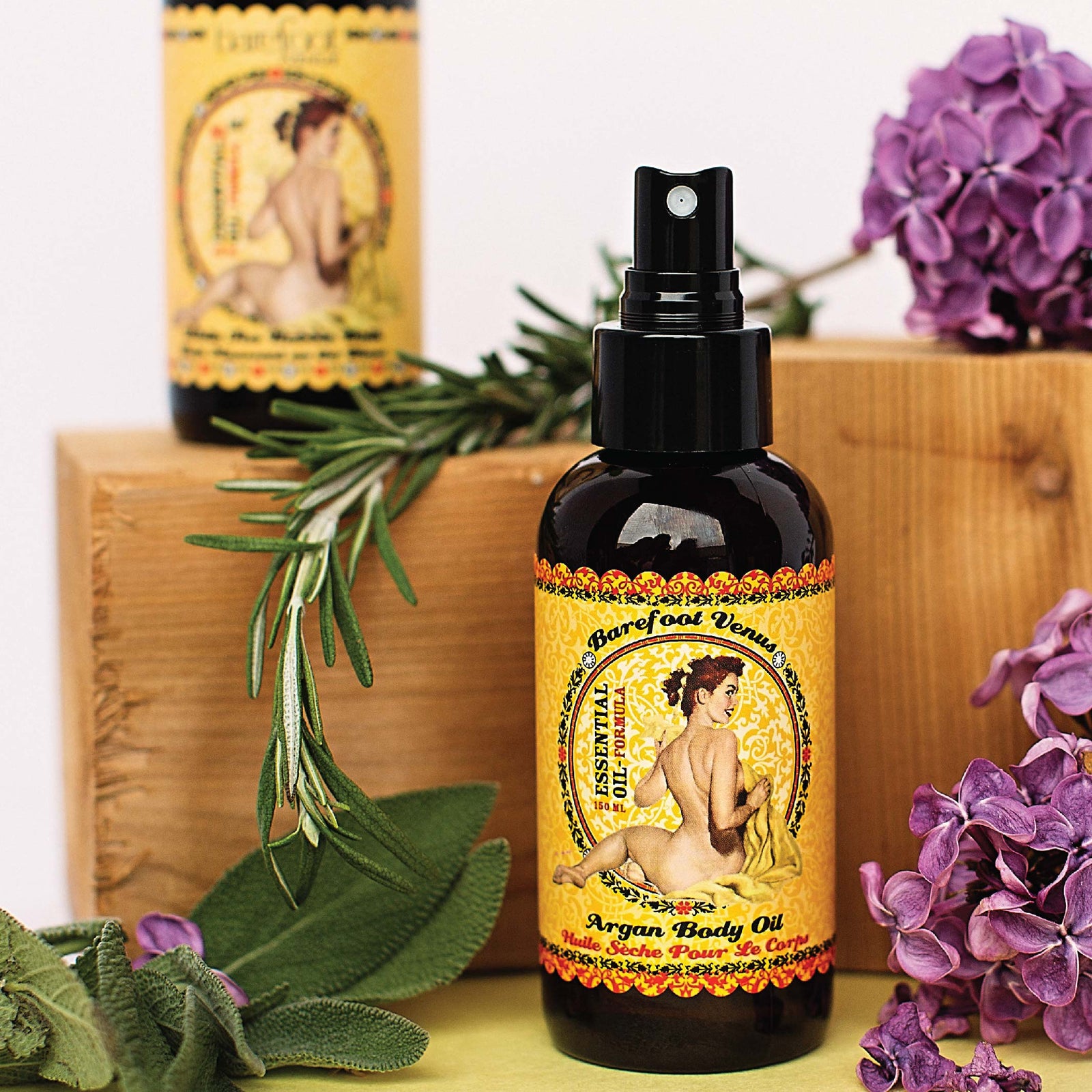 Essential Oil Argan Body Oil PROTECTIVE. DEWY FINISH. Barefoot Venus