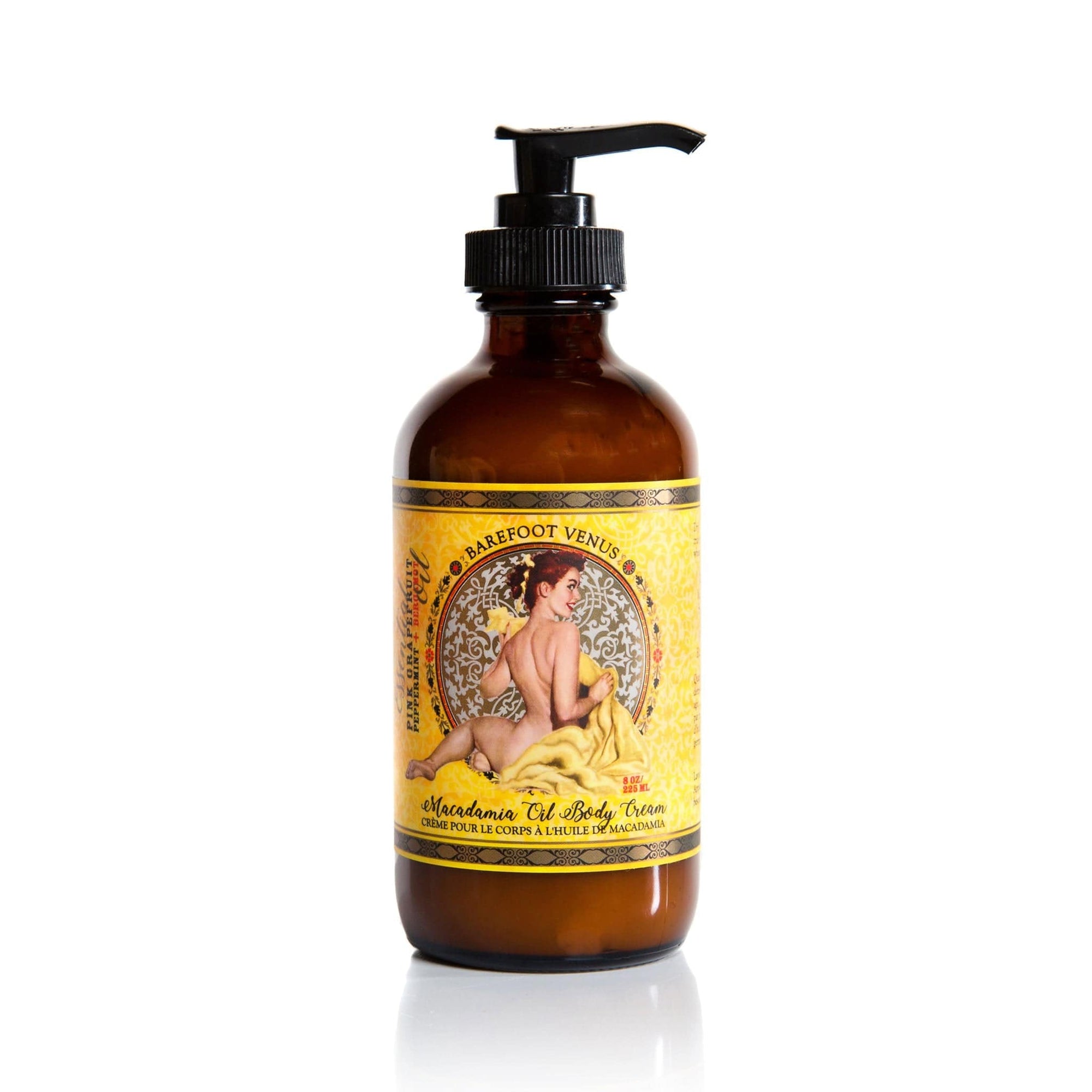 Essential Oil Body Cream GRAPEFRUIT + PEPPERMINT. SILKY-SMOOTHNESS. Barefoot Venus