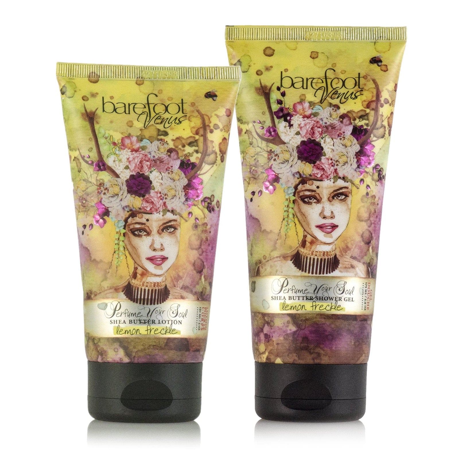 Lemon Freckle Lotion & Shower Gel Set NOURISHING LOTION & WASH DUO ($35 VALUE) Barefoot Venus