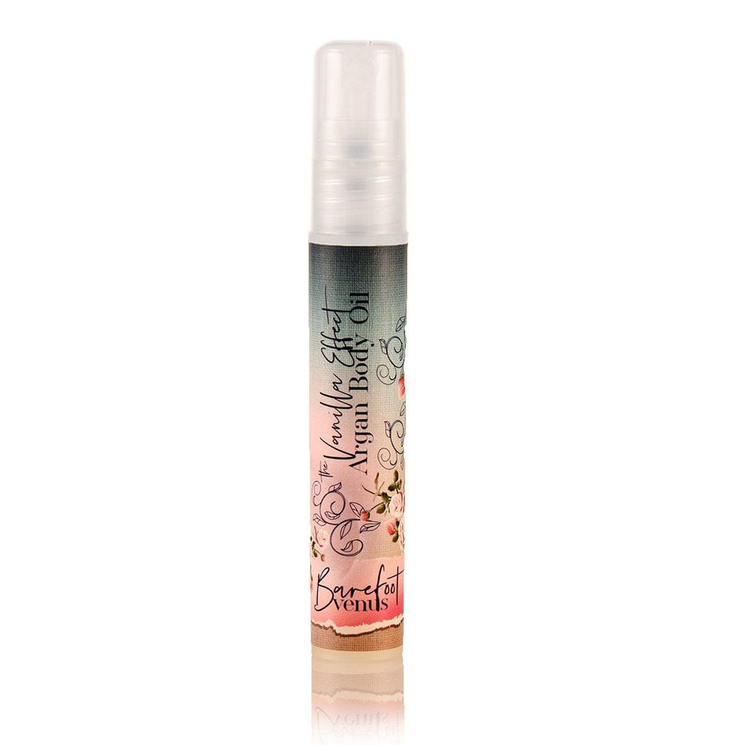 Mini The Vanilla Effect Argan Body Oil LUMINOUS DEWY FINISH. Barefoot Venus
